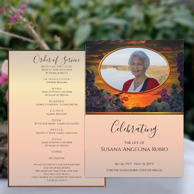 Sunset Celebration of Life Order of Service 2584 Program (Creator Uploaded)