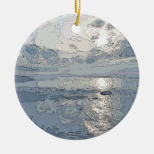 SUNSET CERAMIC ORNAMENT