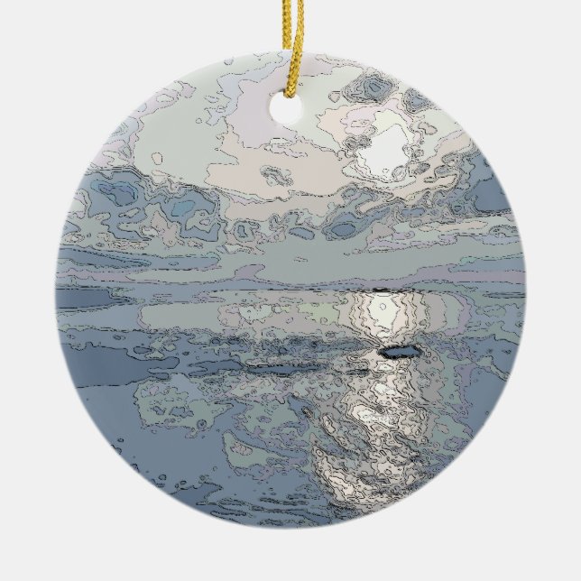 SUNSET CERAMIC ORNAMENT (Front)