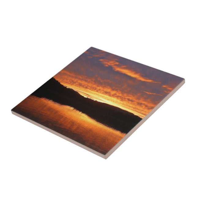 Sunset Ceramic Tile (Side)
