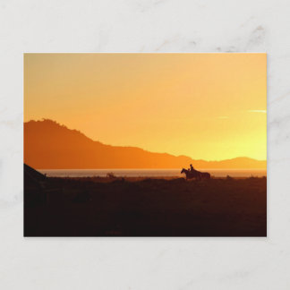 Sunset, Chaiten, Chile Postcard