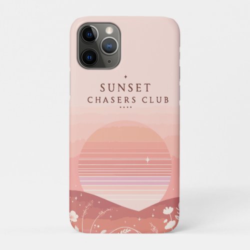 Sunset Chasers Club iPhone 11 Pro Case
