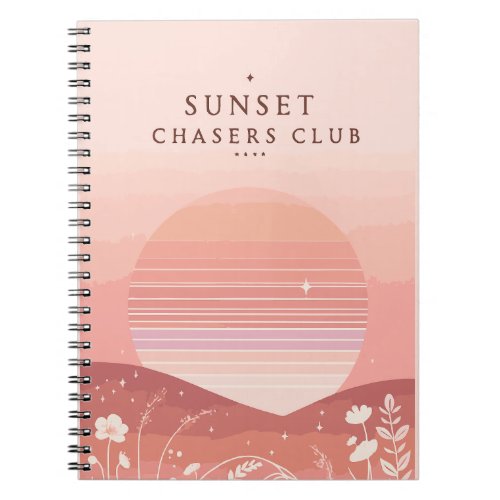Sunset Chasers Club Notebook