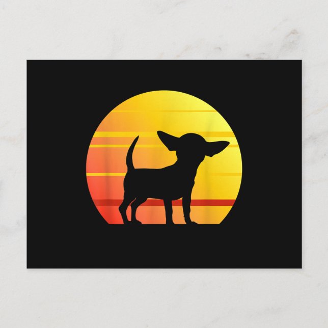 Sunset Chihuahua Postcard (Front)