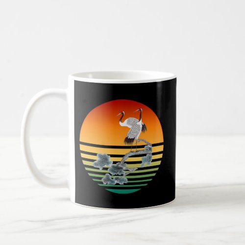Sunset Chill With Sandhill Crane Coffee Mug