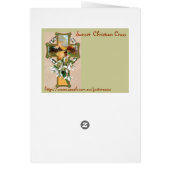 Sunset Christian Cross Cards (Back)