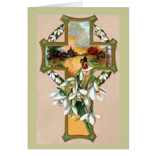 Sunset Christian Cross Cards (Front)