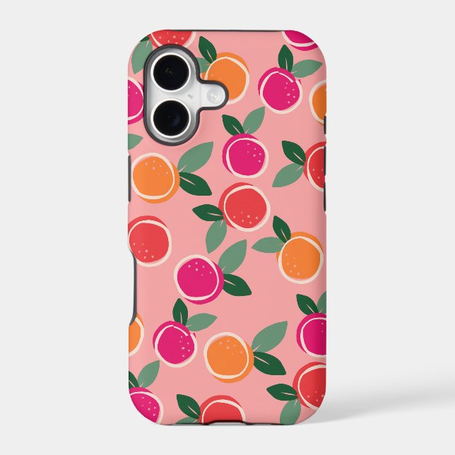 Sunset Citrus Symphony Iphone Case (Back)