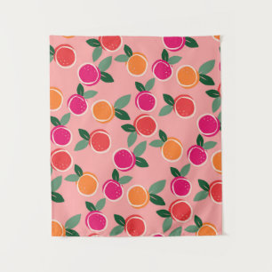 Sunset Citrus Symphony Tapestry