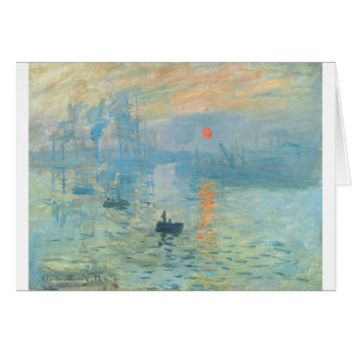 Sunset - Claude Monet Cards