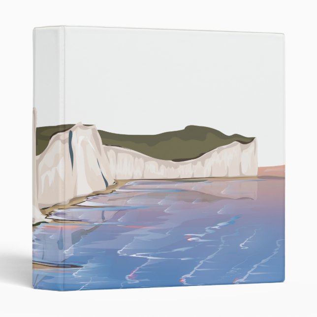 Sunset Cliffs by the Ocean 3 Ring Binder (Front/Spine)