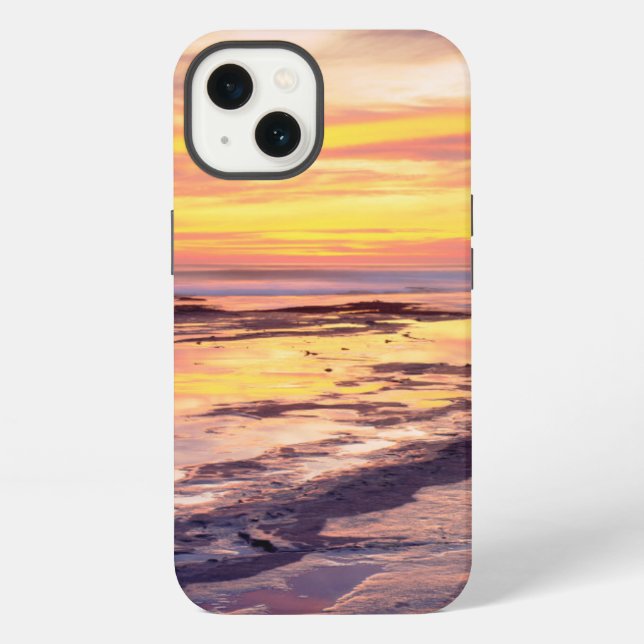 Sunset Cliffs tide pools Iphone Case (Back)