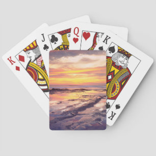 Sunset Cliffs tide pools Poker Cards