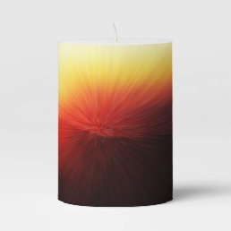 Sunset Clingman&#39;s Dome Smokey Mountains Pillar Candle