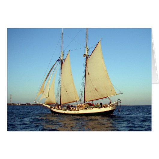 sunset clipper ship cards (Front Horizontal)