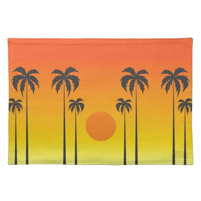 Sunset Cloth Placemat (Front)