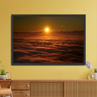 Sunset Cloud Matte Poster Print