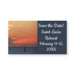 Sunset Clouds and Sailboat Save the Date
