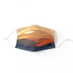 Sunset Clouds and Sailboat Seascape Adult Cloth Face Mask
