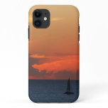Sunset Clouds and Sailboat Seascape iPhone 11 Case