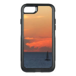 Sunset Clouds and Sailboat Seascape OtterBox Commuter iPhone SE/8/7 Case