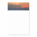 Sunset Clouds and Sailboat Seascape Post-it Notes