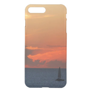 Sunset Clouds and Sailboat Seascape iPhone 8 Plus/7 Plus Case