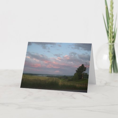 Sunset Clouds Card