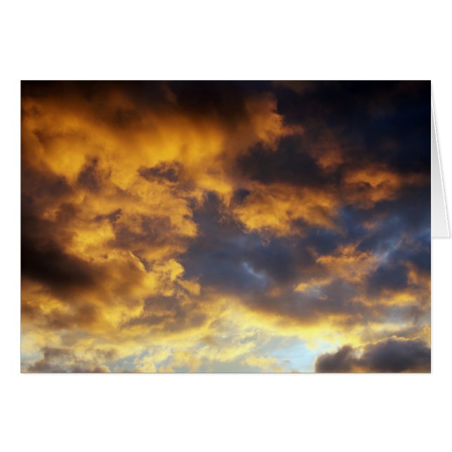 Sunset clouds cards (Front Horizontal)