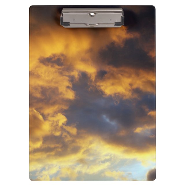 Sunset clouds clipboard (Front)