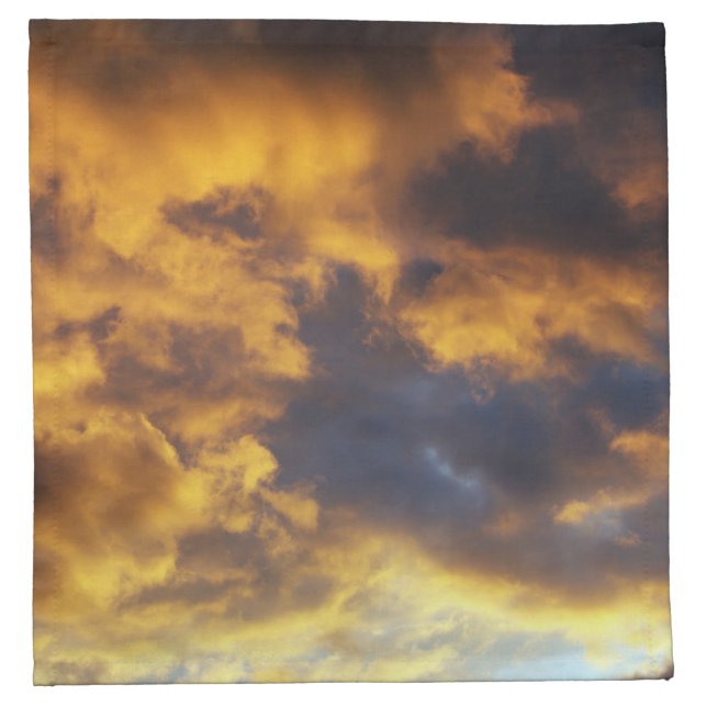 Sunset clouds cloth napkin (Front)