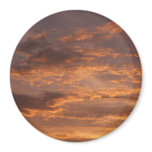 Sunset Clouds I Colorful Abstract Sky Photography Magnet