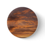 Sunset Clouds I Colorful Sky Photography Button