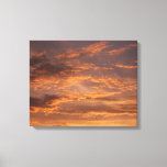 Sunset Clouds I Colorful Sky Photography Canvas Print