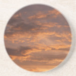 Sunset Clouds I Colorful Sky Photography Coaster