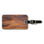 Sunset Clouds I Colorful Sky Photography Luggage Tag