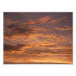 Sunset Clouds I Colorful Sky Photography Photo Print