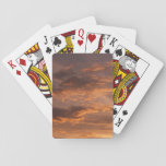 Sunset Clouds I Colorful Sky Photography Playing Cards