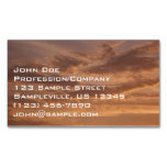 Sunset Clouds II Pastel Abstract Nature Business Card Magnet