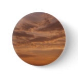 Sunset Clouds II Pastel Abstract Nature Button