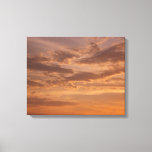 Sunset Clouds II Pastel Abstract Nature Canvas Print