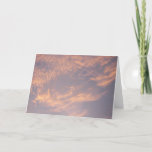 Sunset Clouds II Pastel Abstract Nature Card