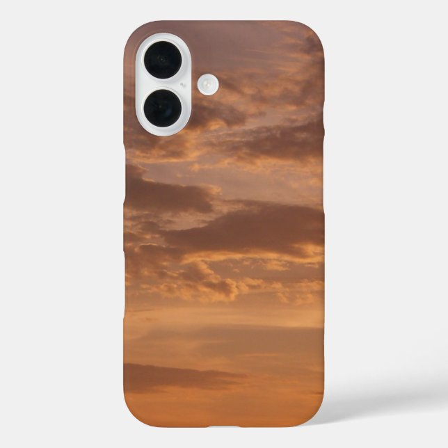 Sunset Clouds II Pastel Abstract Nature Case-Mate iPhone Case (Back)