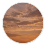 Sunset Clouds II Pastel Abstract Nature Ceramic Knob