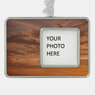 Sunset Clouds II Pastel Abstract Nature Christmas Ornament