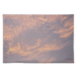 Sunset Clouds II Pastel Abstract Nature Cloth Placemat