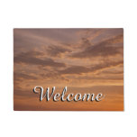 Sunset Clouds II Pastel Abstract Nature Doormat