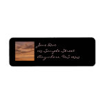 Sunset Clouds II Pastel Abstract Nature Label