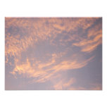 Sunset Clouds II Pastel Abstract Nature Photo Print