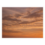 Sunset Clouds II Pastel Abstract Nature Photo Print